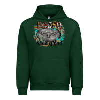 Forest Green rodeo kind of girl Urban Hoodie - MaliasSmallBusiness