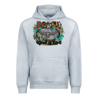 Heather Grey rodeo kind of girl Urban Hoodie - MaliasSmallBusiness