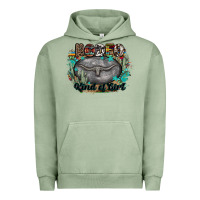 Pigment Oil Green rodeo kind of girl Urban Hoodie - MaliasSmallBusiness