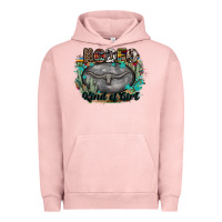 Pigment Salmon rodeo kind of girl Urban Hoodie - MaliasSmallBusiness