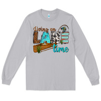 Moon Dust living on lake time Long Sleeve Tee - texasbilliewilder