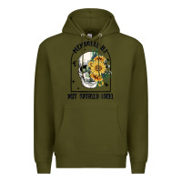 Army Green mentally ill but totally chill Premium Hoodie - MaliasSmallBusiness