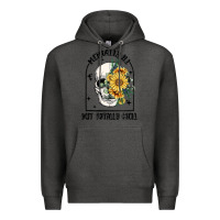 Charcoal Heather mentally ill but totally chill Premium Hoodie - MaliasSmallBusiness