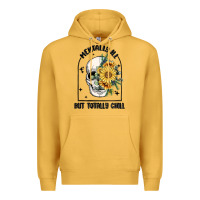 Mustard mentally ill but totally chill Premium Hoodie - MaliasSmallBusiness