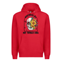 Red mentally ill but totally chill Premium Hoodie - MaliasSmallBusiness