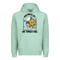 Seafoam mentally ill but totally chill Premium Hoodie - MaliasSmallBusiness
