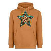 Meerkat western leopard star Heavyweight Hoodie - HRA Design Shop