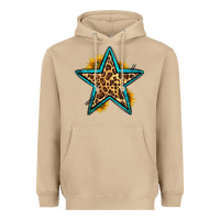 Mushroom western leopard star Heavyweight Hoodie - HRA Design Shop