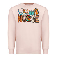 Pale Pink nurse fall Premium Sweatshirt - JahusDesignShop
