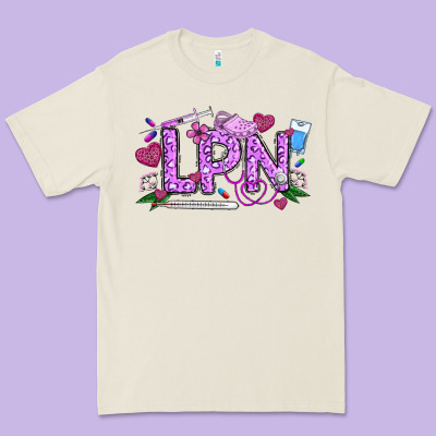 Valentine Lpn Premium Tee Designed By Cowhidedigitalart