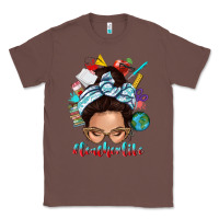 Chestnut teacher life messy bun Classic Tee - texasbilliewilder
