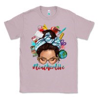 Lilac teacher life messy bun Classic Tee - texasbilliewilder