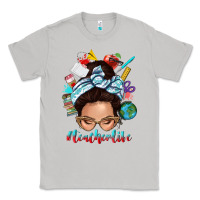 Moon Dust teacher life messy bun Classic Tee - texasbilliewilder