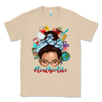 Mushroom teacher life messy bun Classic Tee - texasbilliewilder
