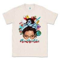 Natural teacher life messy bun Classic Tee - texasbilliewilder