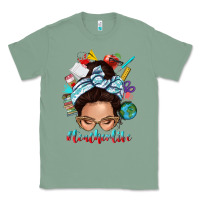 Sage teacher life messy bun Classic Tee - texasbilliewilder