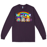 Plum lgbt gnomes Long Sleeve Tee - Zillion Design Studio