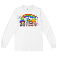 White lgbt gnomes Long Sleeve Tee - Zillion Design Studio