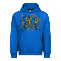 Cobalt mardi gras crawfish Urban Hoodie - MaliasSmallBusiness