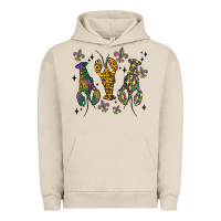 Pigment French Oak mardi gras crawfish Urban Hoodie - MaliasSmallBusiness