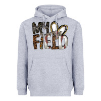 Heather Grey my is on that field Heavyweight Hoodie - RacoonDesign