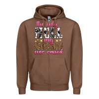 Chestnut the only hell my momma ever raised Zipper Hoodie - texasbilliewilder