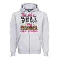 Heather Grey the only hell my momma ever raised Zipper Hoodie - texasbilliewilder