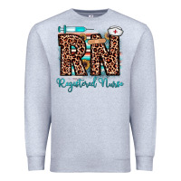 Heather Grey rn registered nurse Premium Sweatshirt - JahusDesignShop