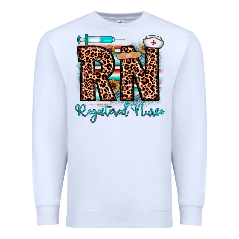 Rn Registered Nurse Premium Sweatshirt by JahusDesignShop | Teevron