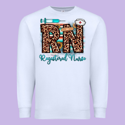 Rn Registered Nurse Premium Sweatshirt Designed By Jahusdesignshop