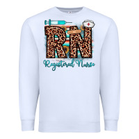 White rn registered nurse Premium Sweatshirt - JahusDesignShop