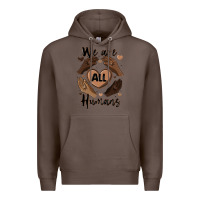Coffee we are all humans Premium Hoodie - MaliasSmallBusiness