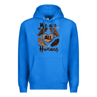 True Royal we are all humans Premium Hoodie - MaliasSmallBusiness