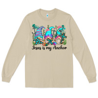 Mushroom jesus is my anchor gnomes Long Sleeve Tee - Zillion Design Studio