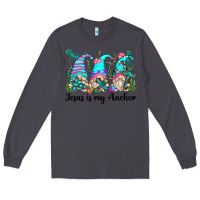 Smoke jesus is my anchor gnomes Long Sleeve Tee - Zillion Design Studio