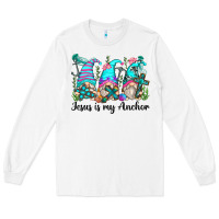 White jesus is my anchor gnomes Long Sleeve Tee - Zillion Design Studio