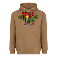 Toasted Coconut texas summer Heavyweight Hoodie - CowhideDigitalArt