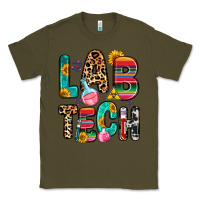 Army Green lab tech Classic Tee - Zillion Design Studio