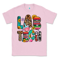 Bubblegum Pink lab tech Classic Tee - Zillion Design Studio