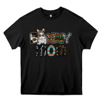 Black bunny mom Heavy Core Tee - CowhideDigitalArt