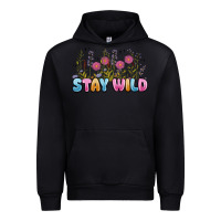 Black stay wild Urban Hoodie - MaliasSmallBusiness