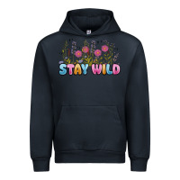 Navy stay wild Urban Hoodie - MaliasSmallBusiness