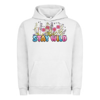 Pigment Lunar Rock stay wild Urban Hoodie - MaliasSmallBusiness