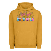 Pigment Peanut Butter stay wild Urban Hoodie - MaliasSmallBusiness