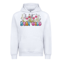 White stay wild Urban Hoodie - MaliasSmallBusiness