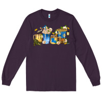 Plum louisiana coffee cups Long Sleeve Tee - texasbilliewilder