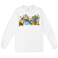 White louisiana coffee cups Long Sleeve Tee - texasbilliewilder
