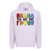 Lilac proud to be me Premium Hoodie - MaliasSmallBusiness