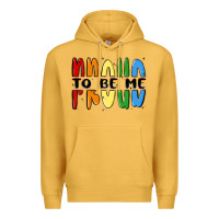 Mustard proud to be me Premium Hoodie - MaliasSmallBusiness