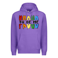 Purple proud to be me Premium Hoodie - MaliasSmallBusiness
